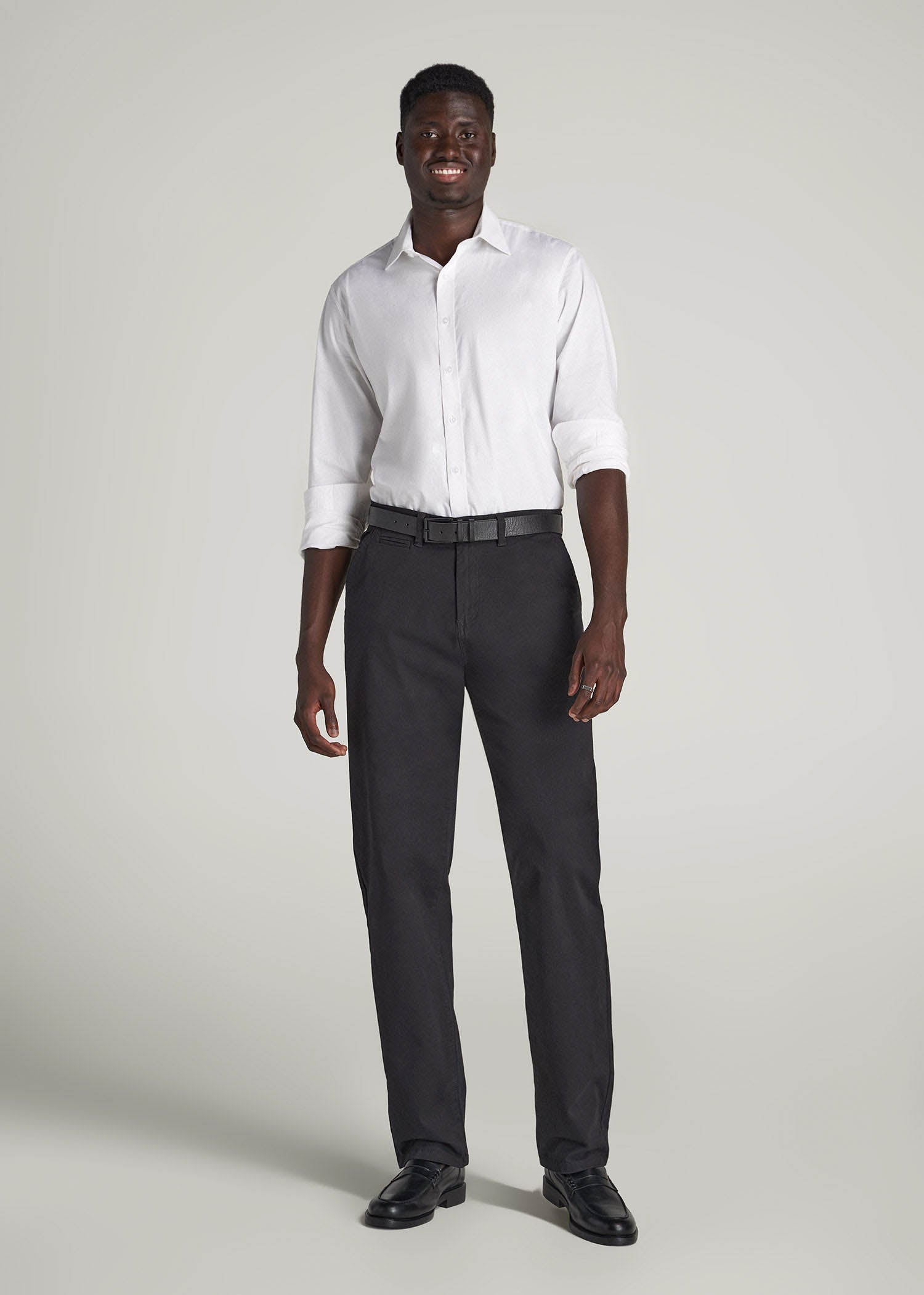 American Tall Men Mason RELAXED Chinos for Tall Men in Black
