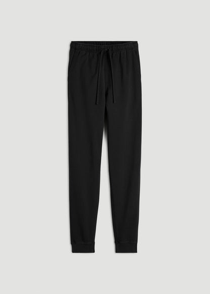 American Tall Men Everyday French Terry Jogger for Tall Men in Black
