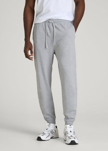 American Tall Men Everyday French Terry Jogger for Tall Men in Grey Mix