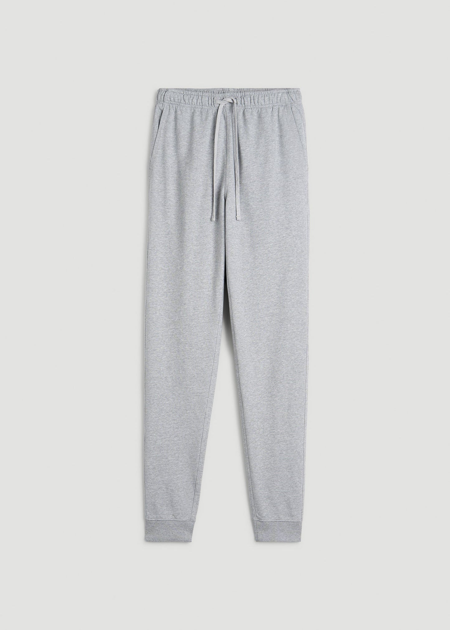 American Tall Men Everyday French Terry Jogger for Tall Men in Grey Mix