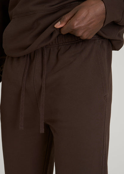 American Tall Men Everyday French Terry Jogger for Tall Men in Espresso