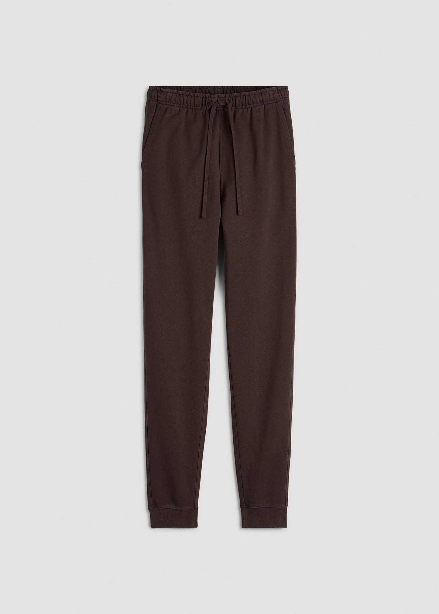 American Tall Men Everyday French Terry Jogger for Tall Men in Espresso