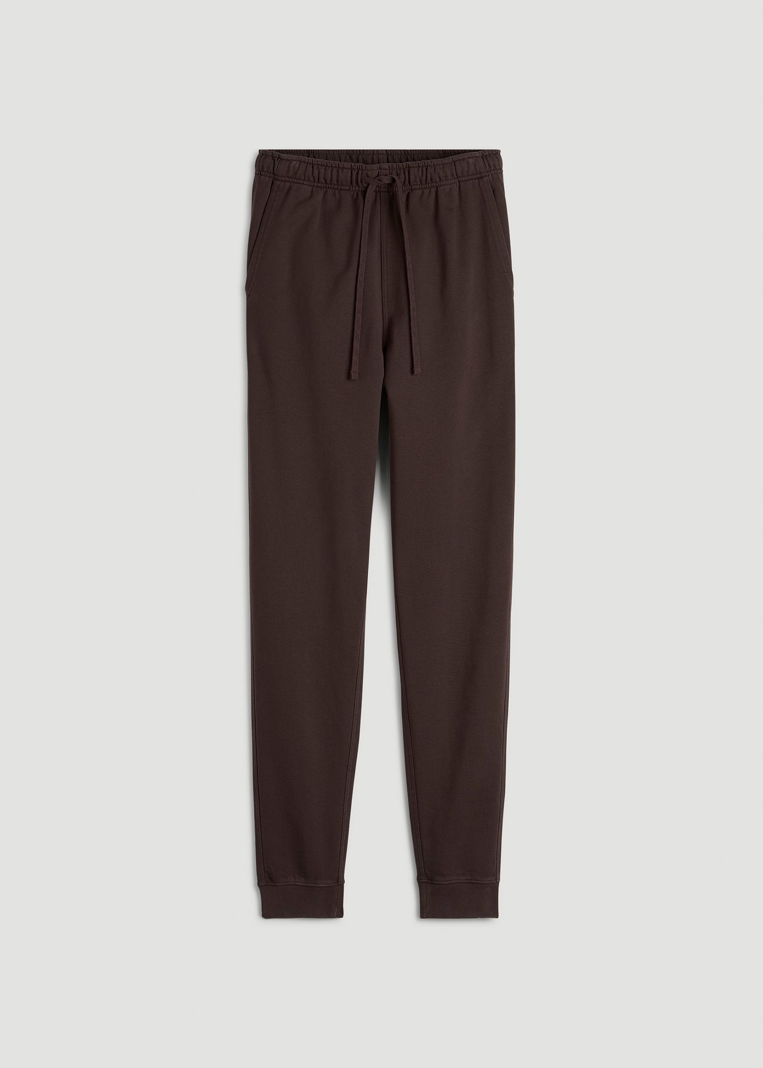 American Tall Men Everyday French Terry Jogger for Tall Men in Espresso