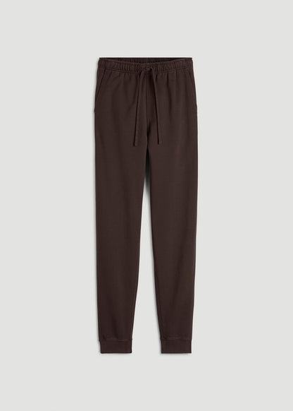 American Tall Men Everyday French Terry Jogger for Tall Men in Espresso