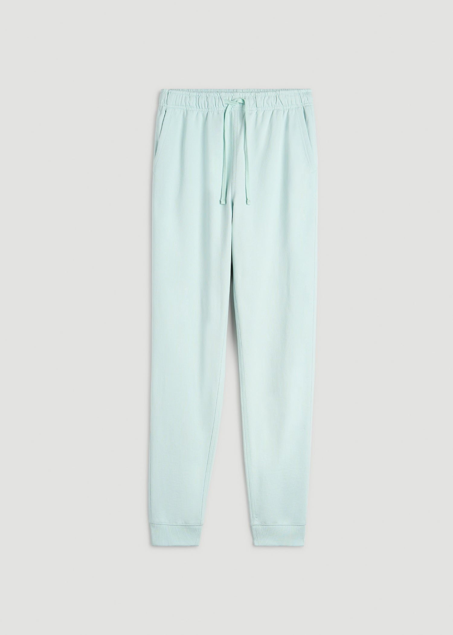 American Tall Men Everyday French Terry Jogger for Tall Men in Opal Blue