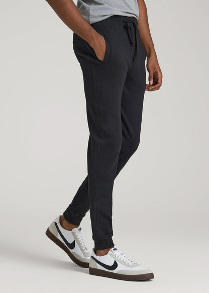 American Tall Men Wearever 2.0 French Terry Joggers for Tall Men in Black
