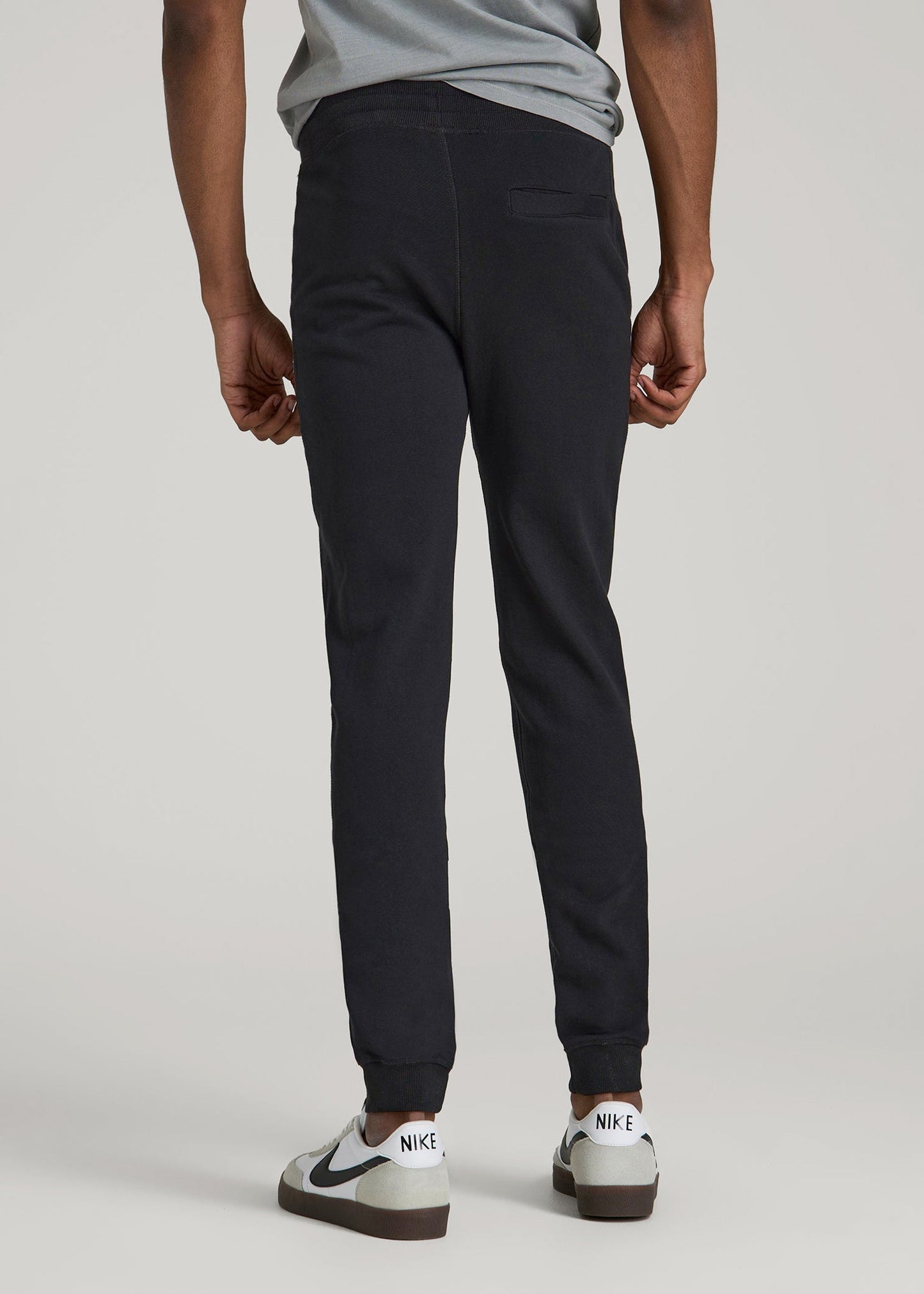 American Tall Men Wearever 2.0 French Terry Joggers for Tall Men in Black
