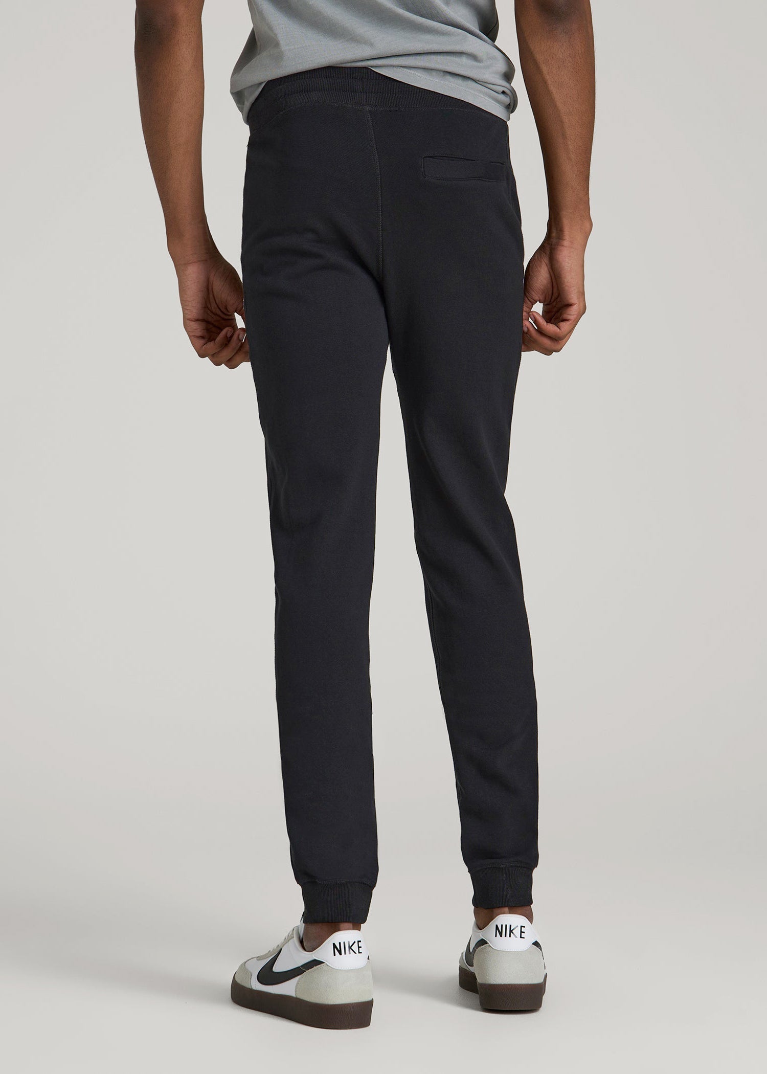 American Tall Men Wearever 2.0 French Terry Joggers for Tall Men in Black