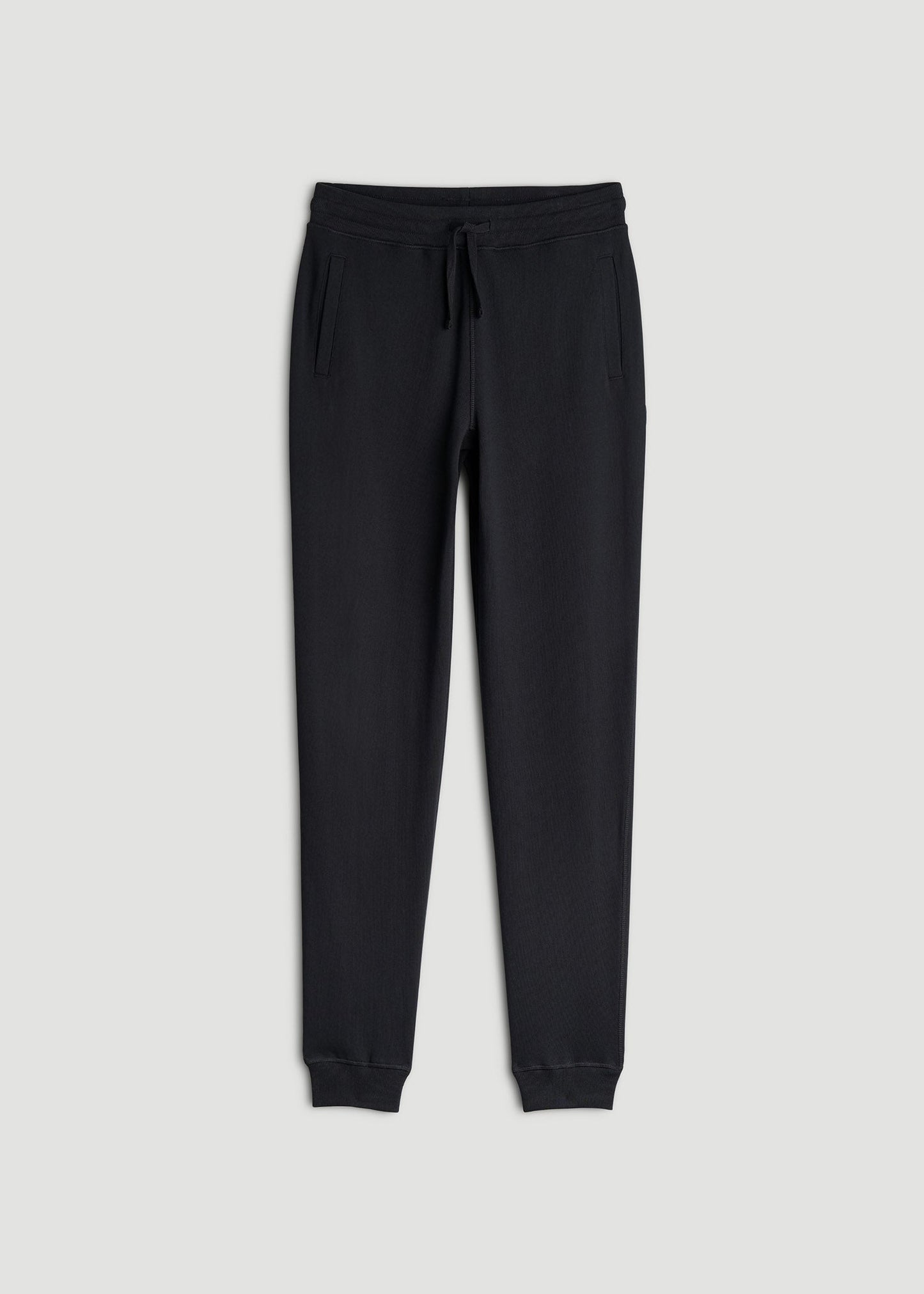 American Tall Men Wearever 2.0 French Terry Joggers for Tall Men in Black