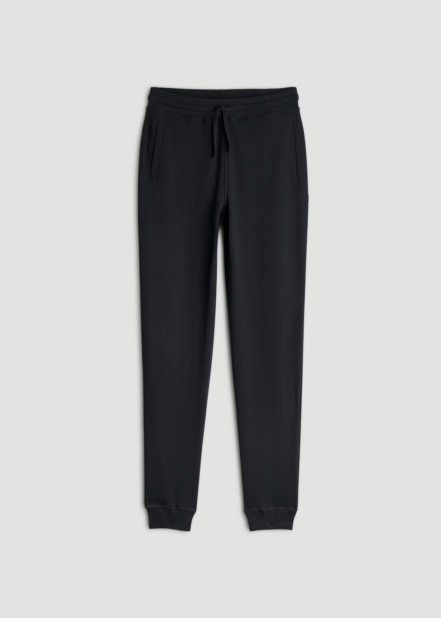 American Tall Men Wearever 2.0 French Terry Joggers for Tall Men in Black