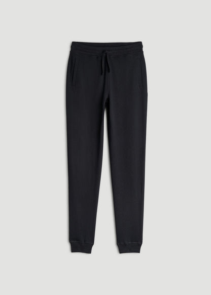 American Tall Men Wearever 2.0 French Terry Joggers for Tall Men in Black