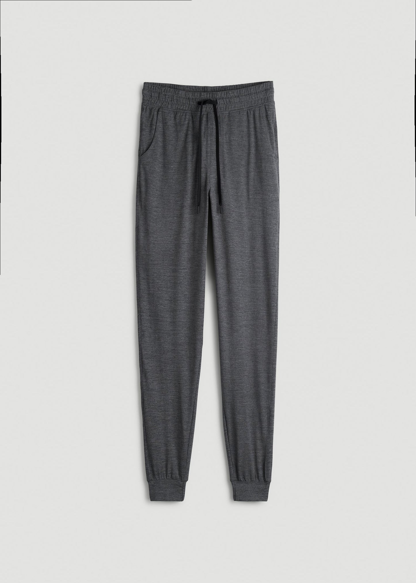 American Tall Men Weekender Stretch Lounge Joggers for Tall Men in Charcoal Mix