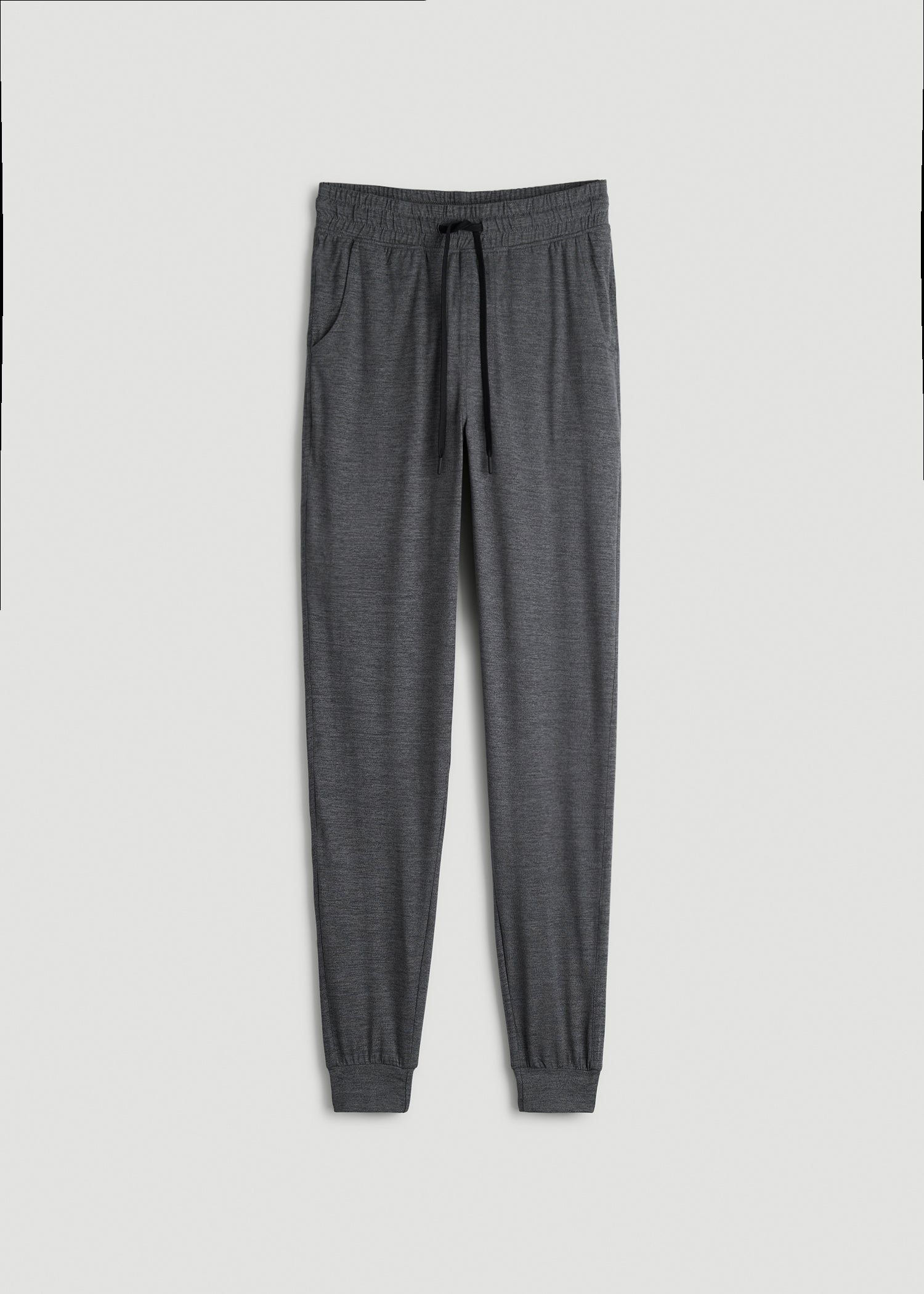 American Tall Men Weekender Stretch Lounge Joggers for Tall Men in Charcoal Mix