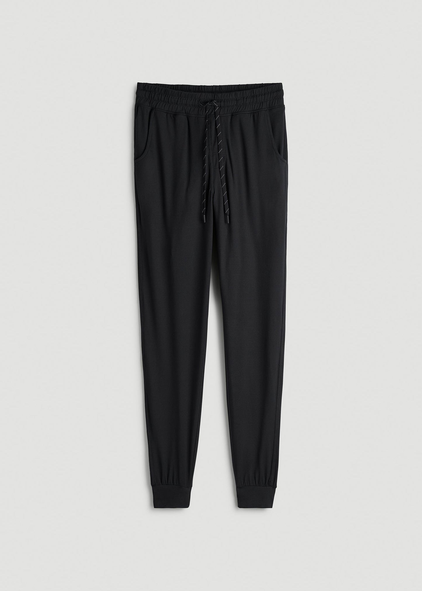 American Tall Men Weekender Stretch Lounge Joggers for Tall Men in Black