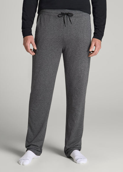 American Tall Men Weekender Stretch Lounge Pants for Tall Men in Charcoal Mix