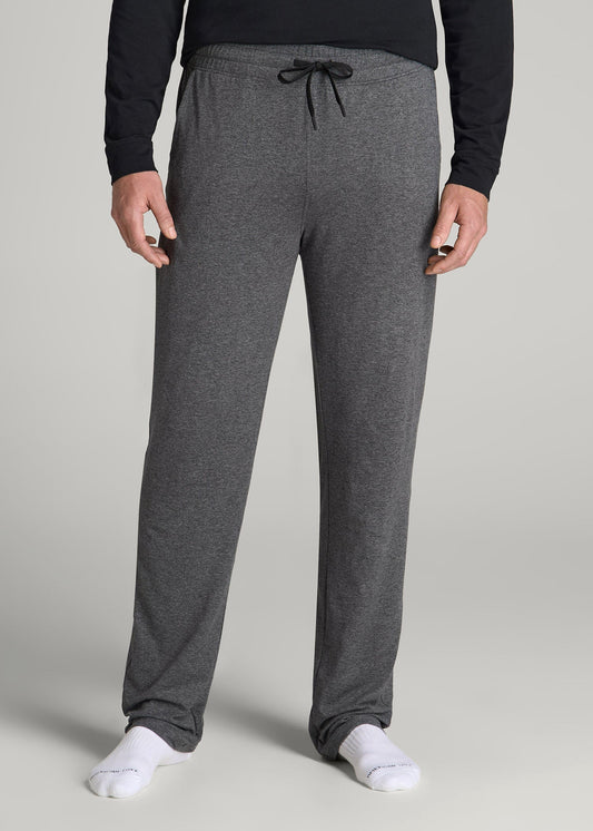 American Tall Men Weekender Stretch Lounge Pants for Tall Men in Charcoal Mix