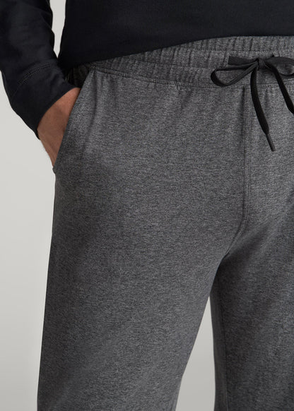American Tall Men Weekender Stretch Lounge Pants for Tall Men in Charcoal Mix