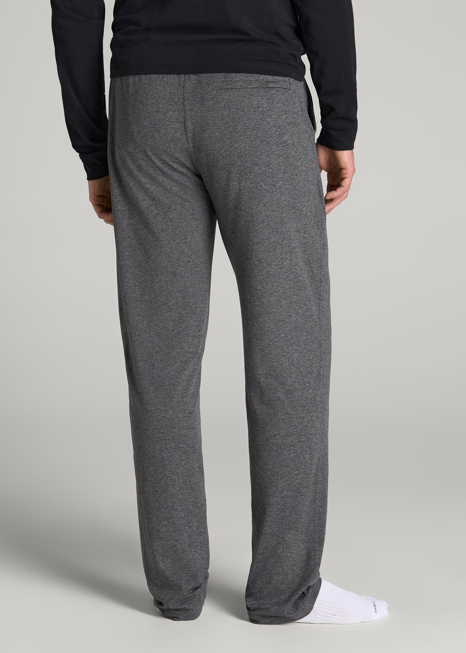 American Tall Men Weekender Stretch Lounge Pants for Tall Men in Charcoal Mix