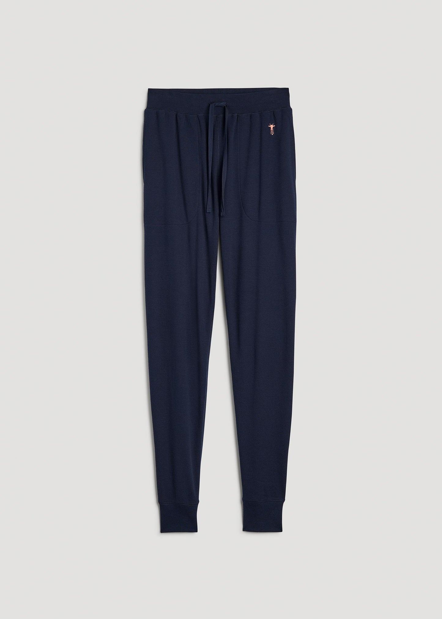 American Tall Men Waffle-Knit Lounge Jogger for Tall Men in Patriot Blue