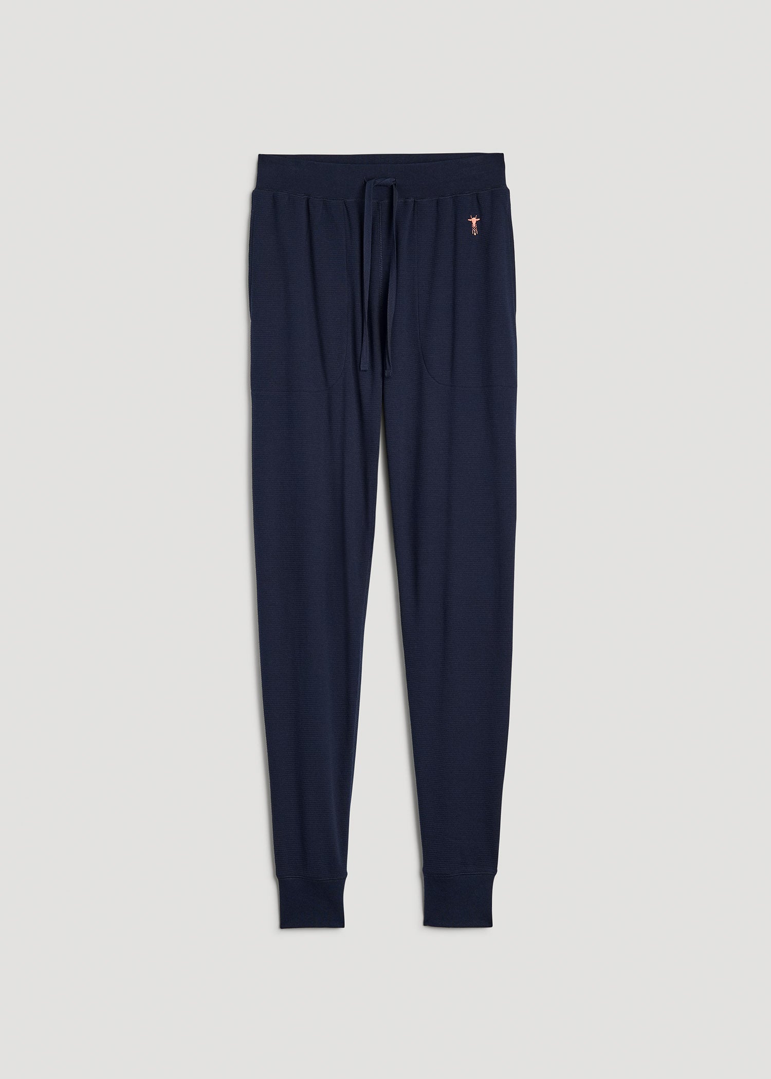 American Tall Men Waffle-Knit Lounge Jogger for Tall Men in Patriot Blue