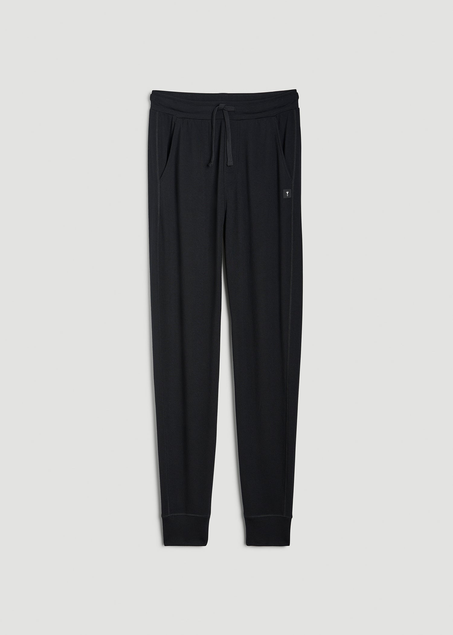 American Tall Men Sleep Joggers for Tall Men in Black