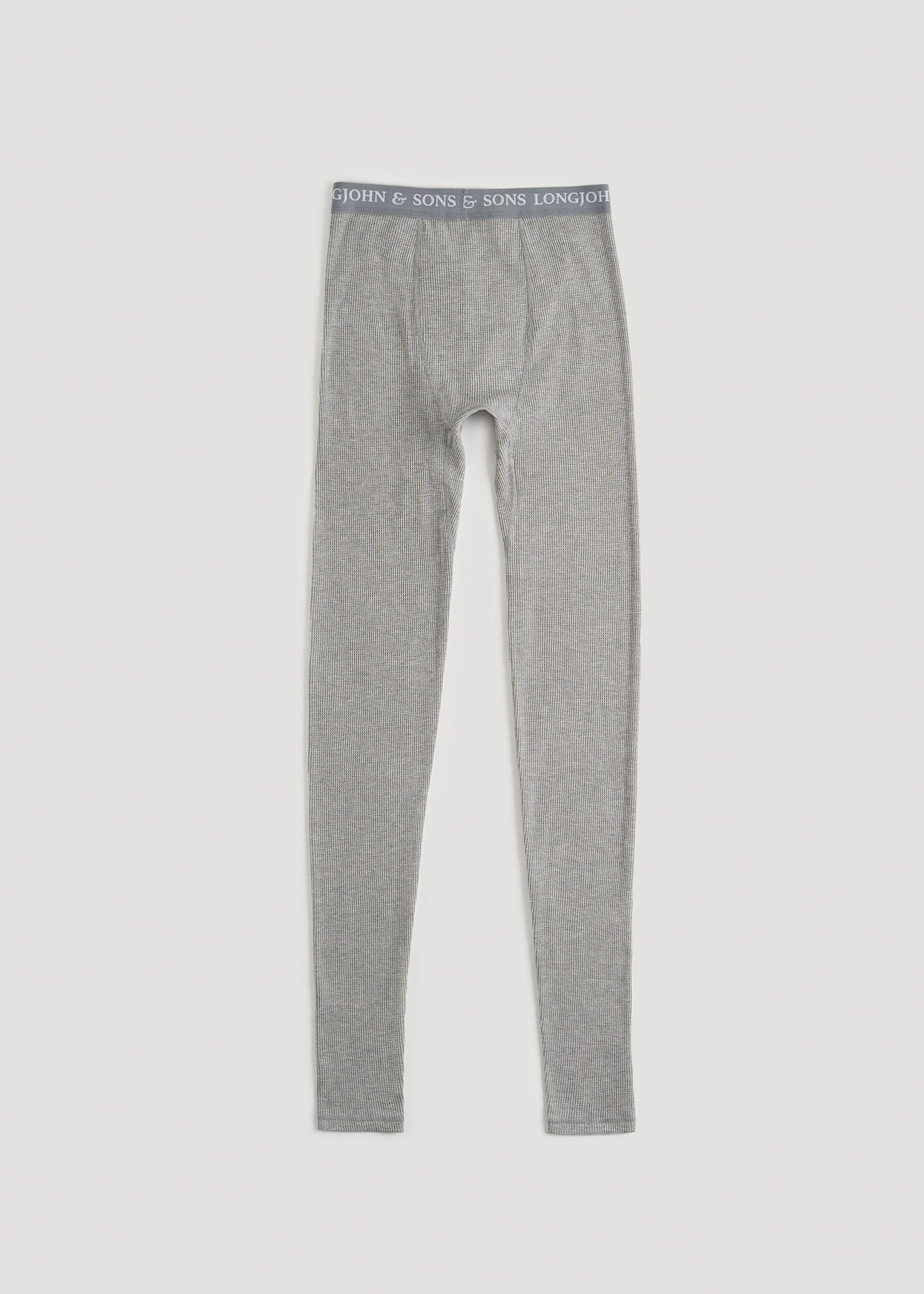 American Tall Men LJ&S Long Thermal Underwear for Tall Men in Grey Mix - Bottoms for Tall Men