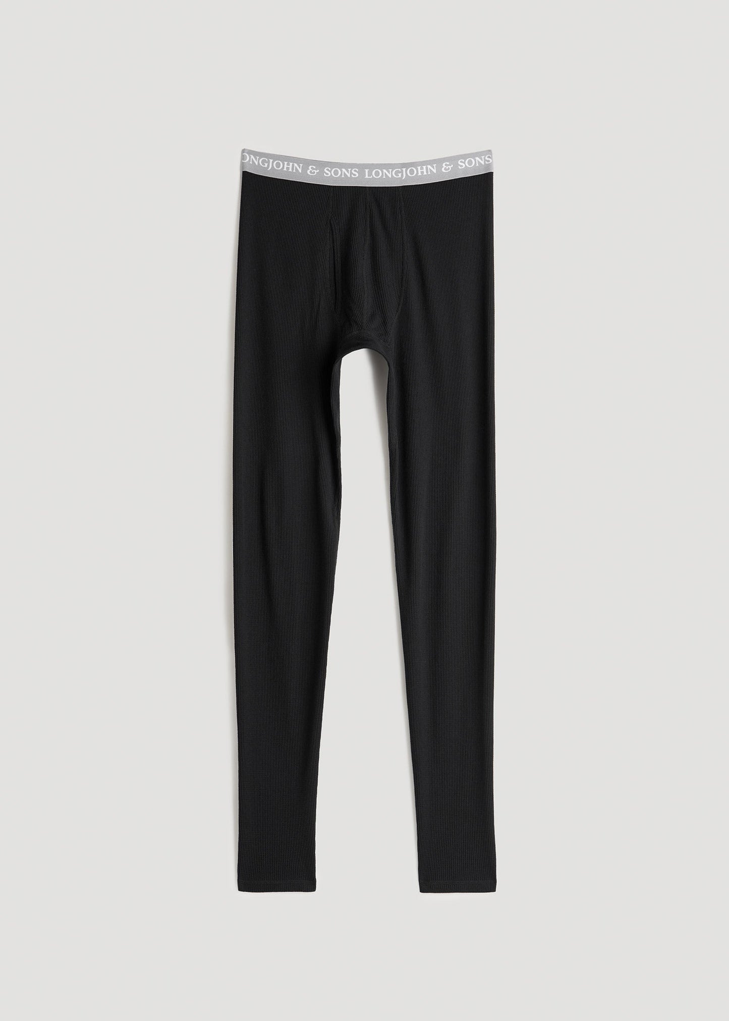 American Tall Men LJ&S Long Thermal Underwear for Tall Men in Black