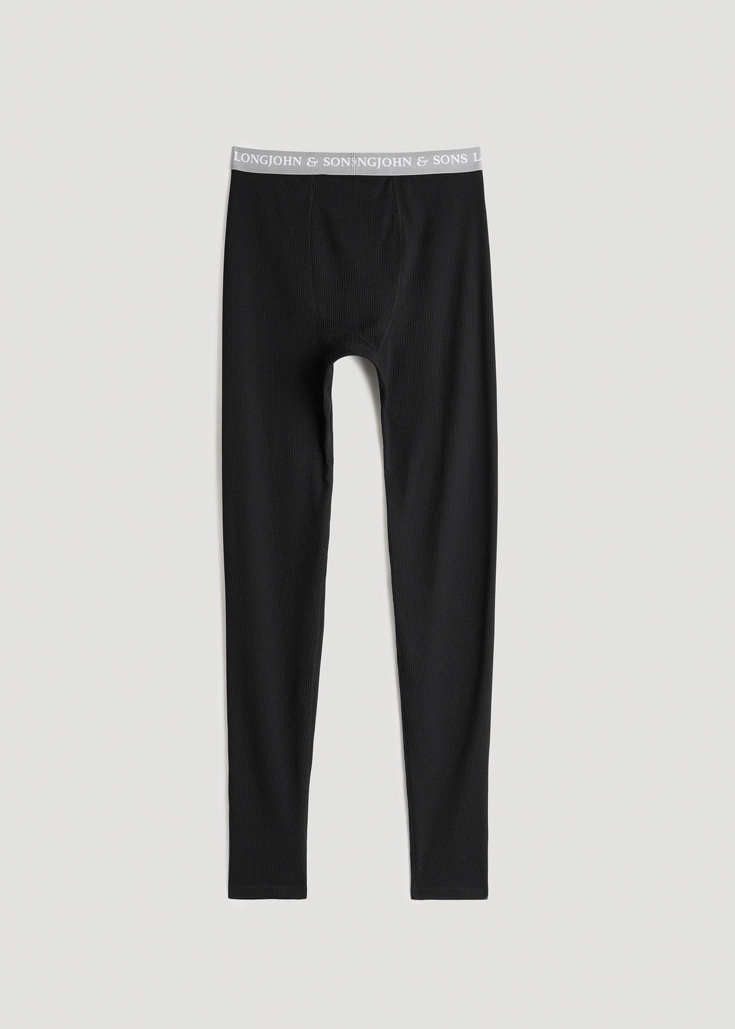 American Tall Men LJ&S Long Thermal Underwear for Tall Men in Black