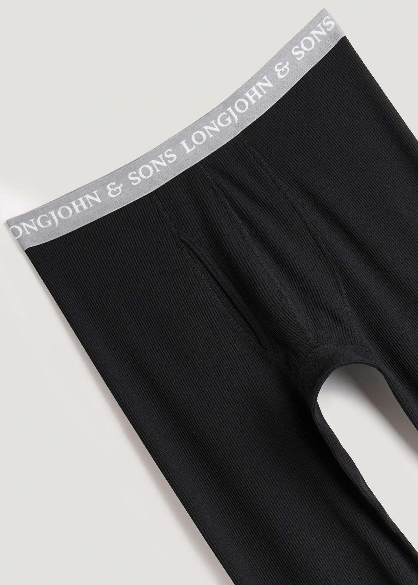 American Tall Men LJ&S Long Thermal Underwear for Tall Men in Black