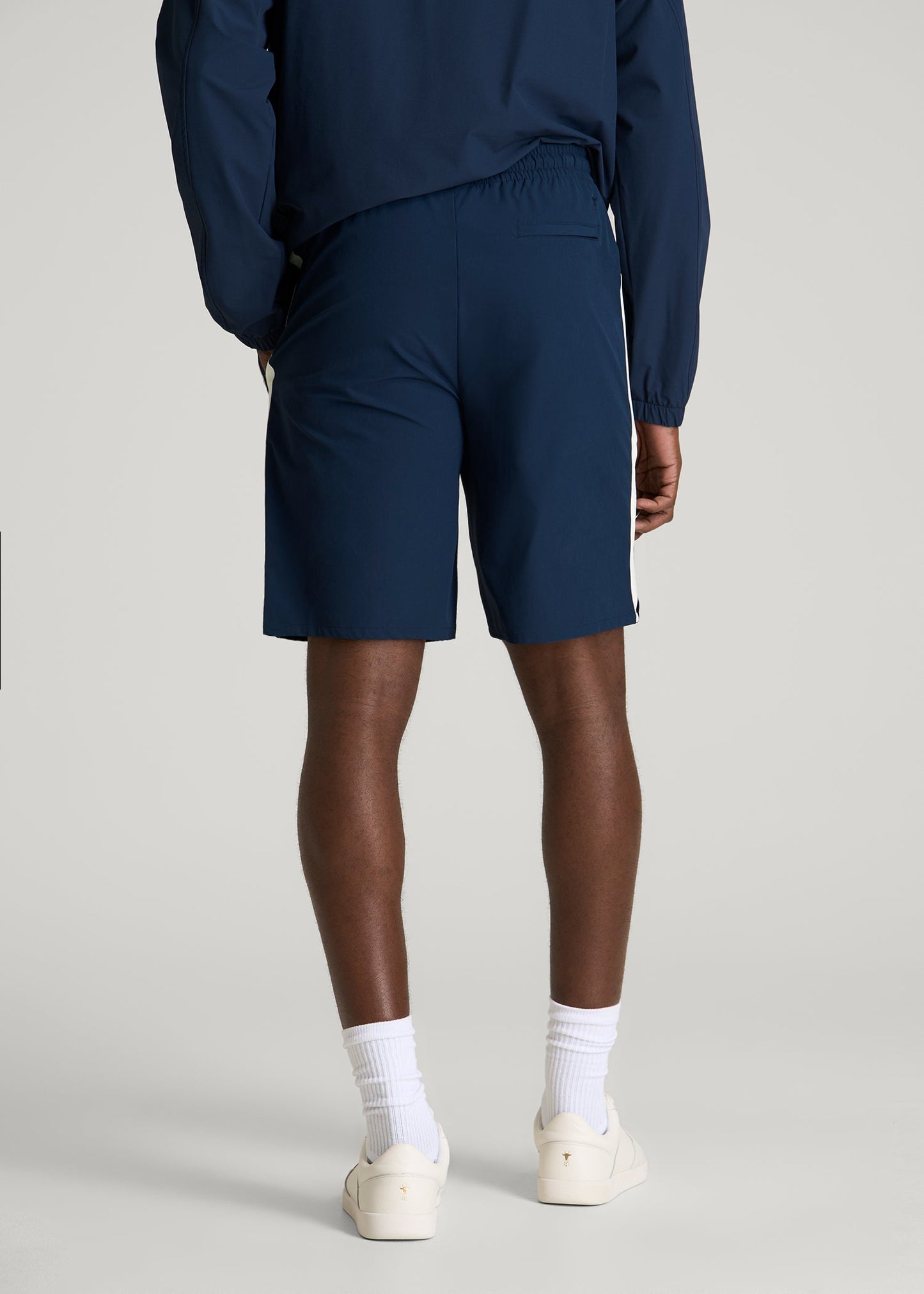 American Tall Men Flex Nylon Short for Tall Men in Navy Blue
