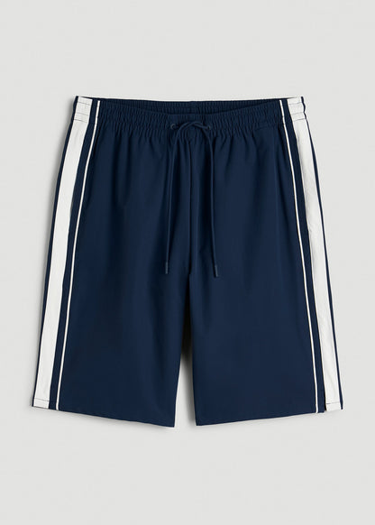 American Tall Men Flex Nylon Short for Tall Men in Navy Blue