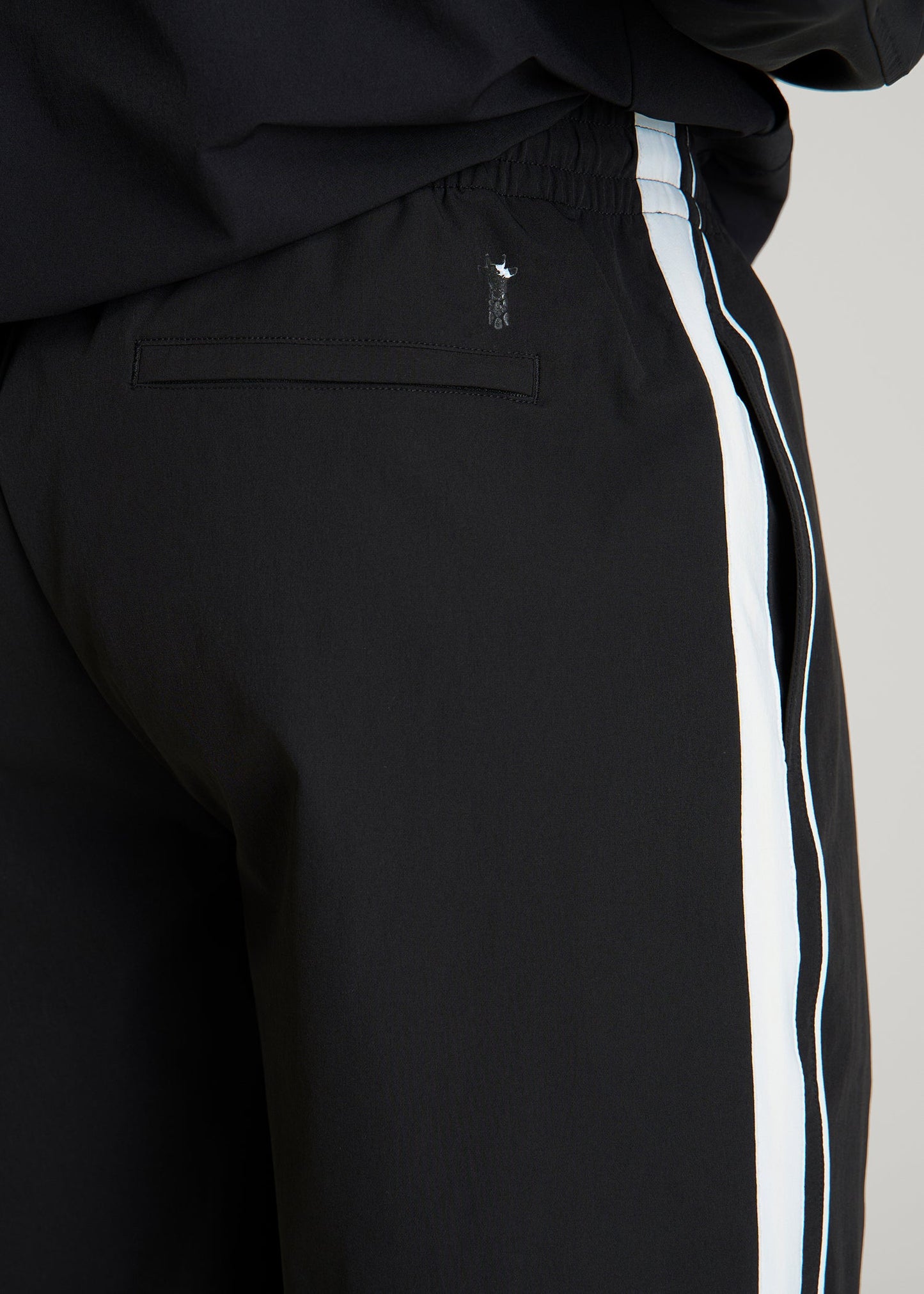 American Tall Men Flex Nylon Short for Tall Men in Black
