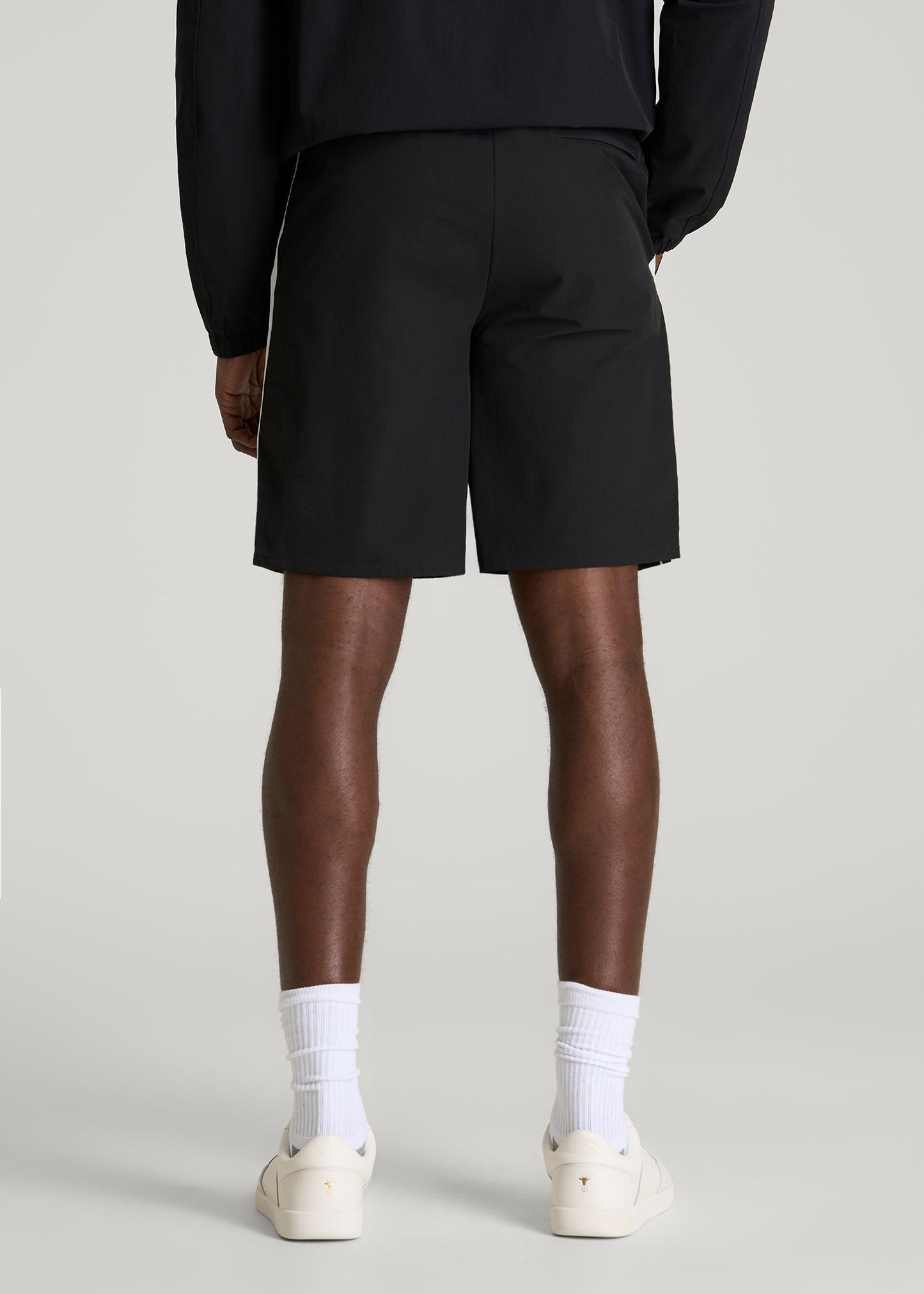American Tall Men Flex Nylon Short for Tall Men in Black