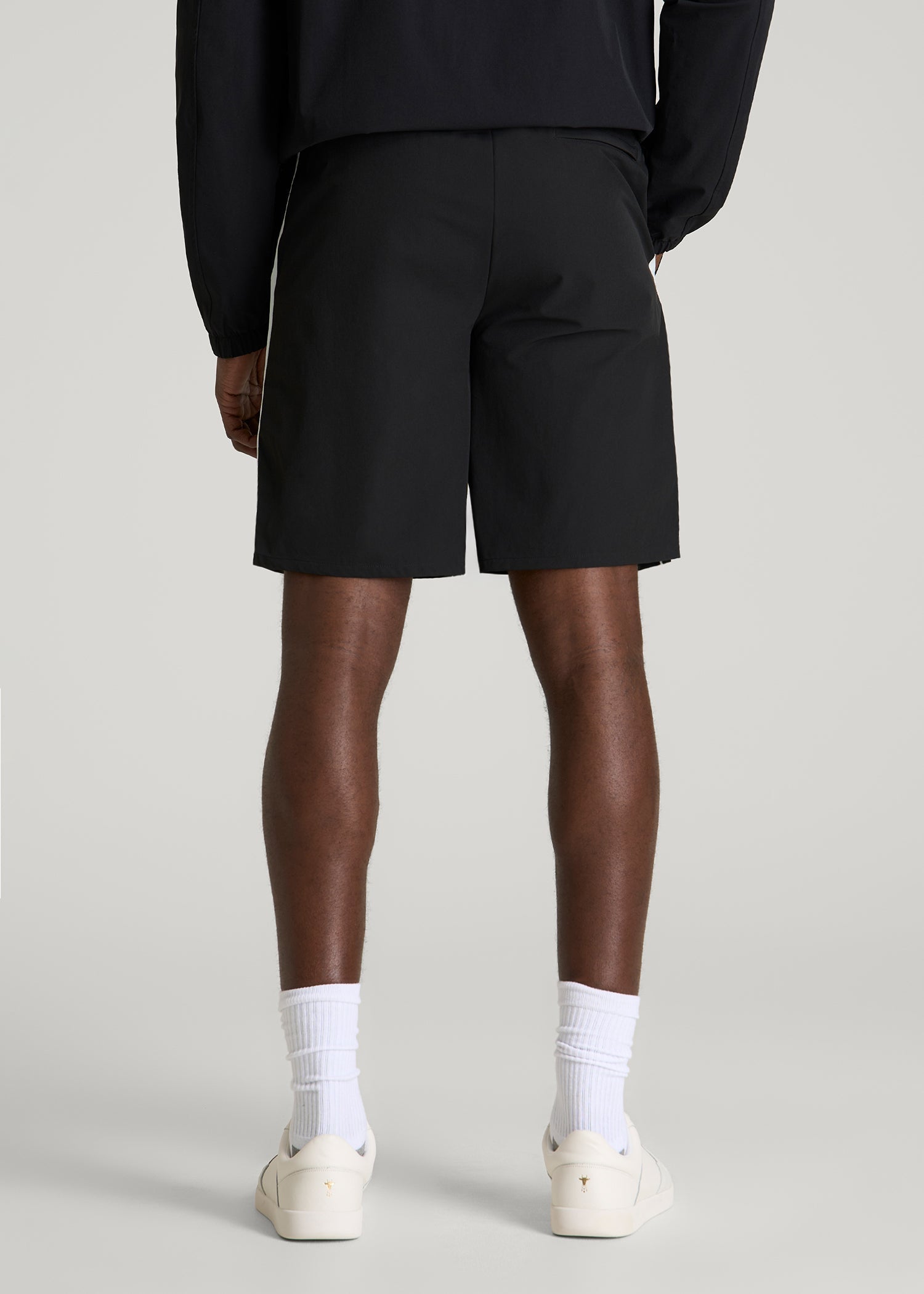 American Tall Men Flex Nylon Short for Tall Men in Black