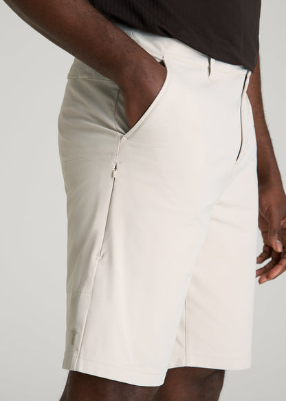 American Tall Men Traveler Chino Short 2.0 for Tall Men in Drywall Tan
