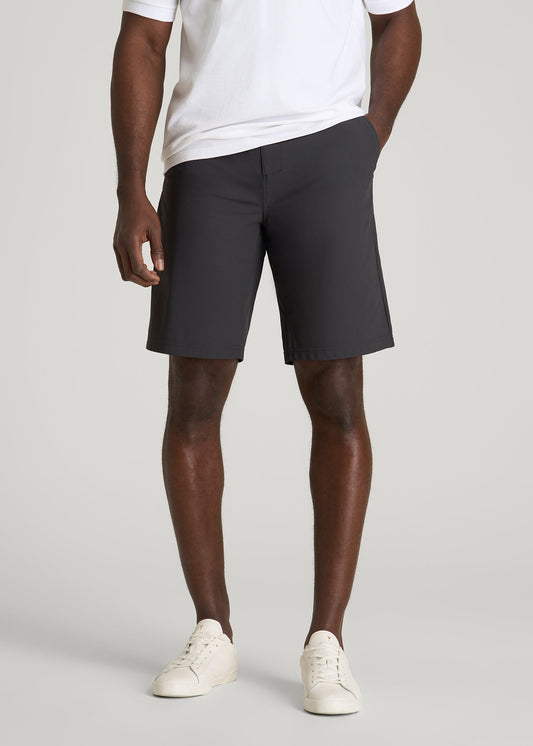 American Tall Men Traveler Chino Short 2.0 for Tall Men in Iron Grey