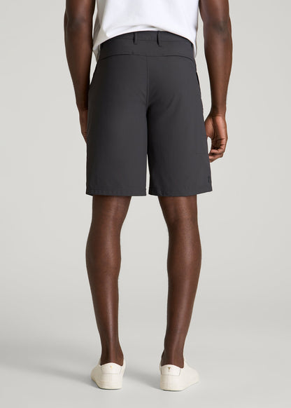 American Tall Men Traveler Chino Short 2.0 for Tall Men in Iron Grey
