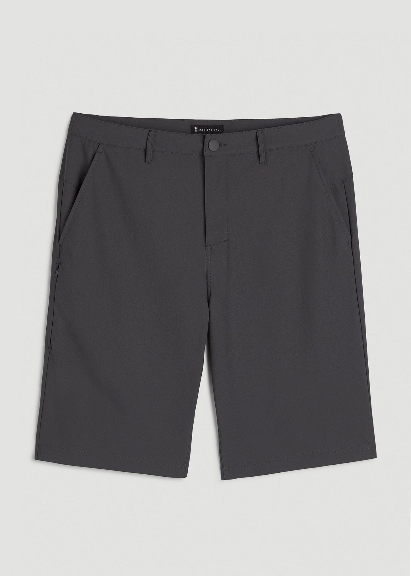 American Tall Men Traveler Chino Short 2.0 for Tall Men in Iron Grey