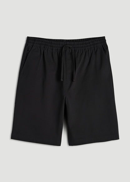 American Tall Men Stretch Commuter Pull-on Short for Tall Men in Black