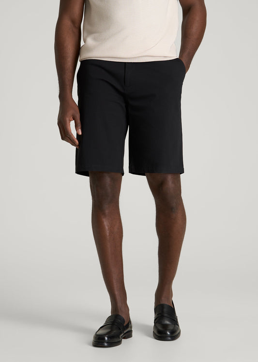 American Tall Men Stretch Commuter Chino Short for Tall Men in Black