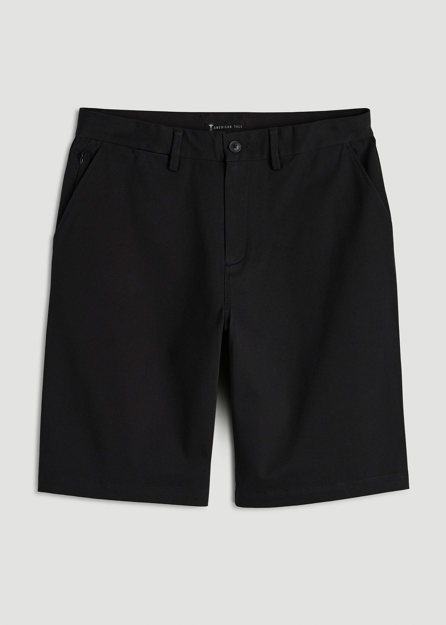 American Tall Men Stretch Commuter Chino Short for Tall Men in Black