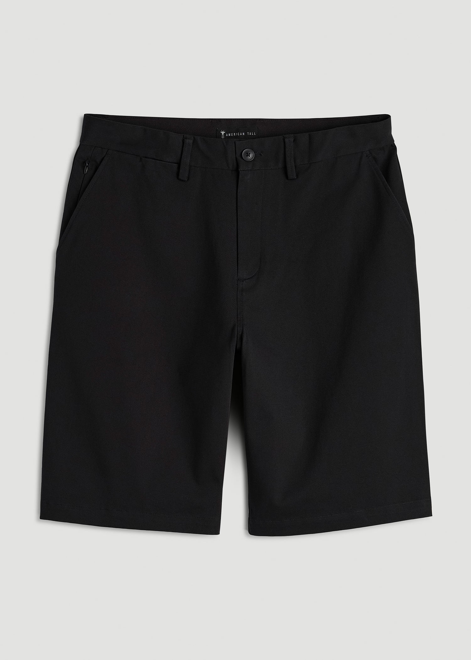 American Tall Men Stretch Commuter Chino Short for Tall Men in Black