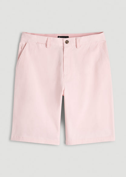 American Tall Men Stretch Commuter Chino Short for Tall Men in Barely Pink
