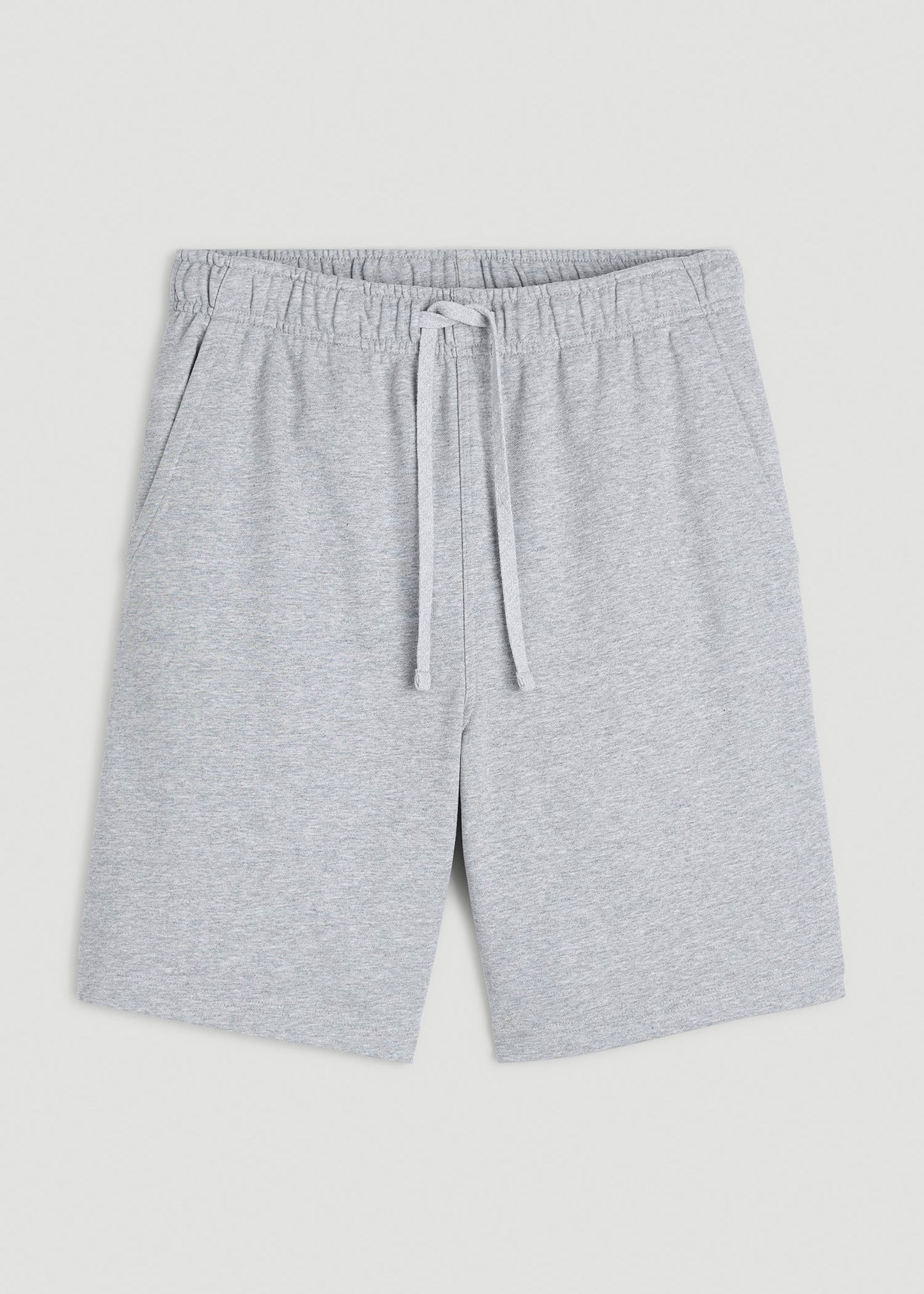 American Tall Men Everyday French Terry Shorts for Tall Men in Grey Mix