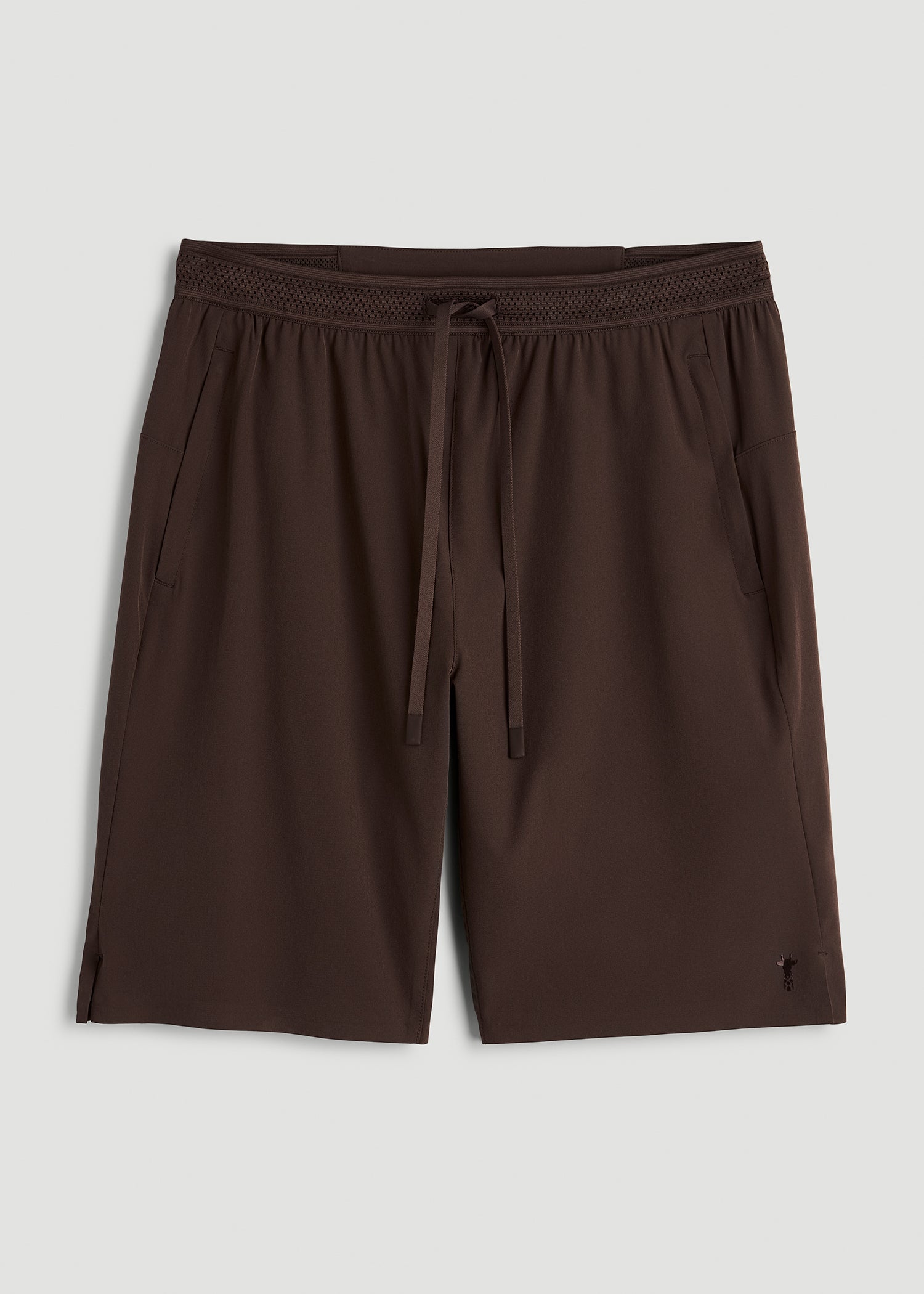 American Tall Men Featherweight Linerless Running Short for Tall Men in Espresso