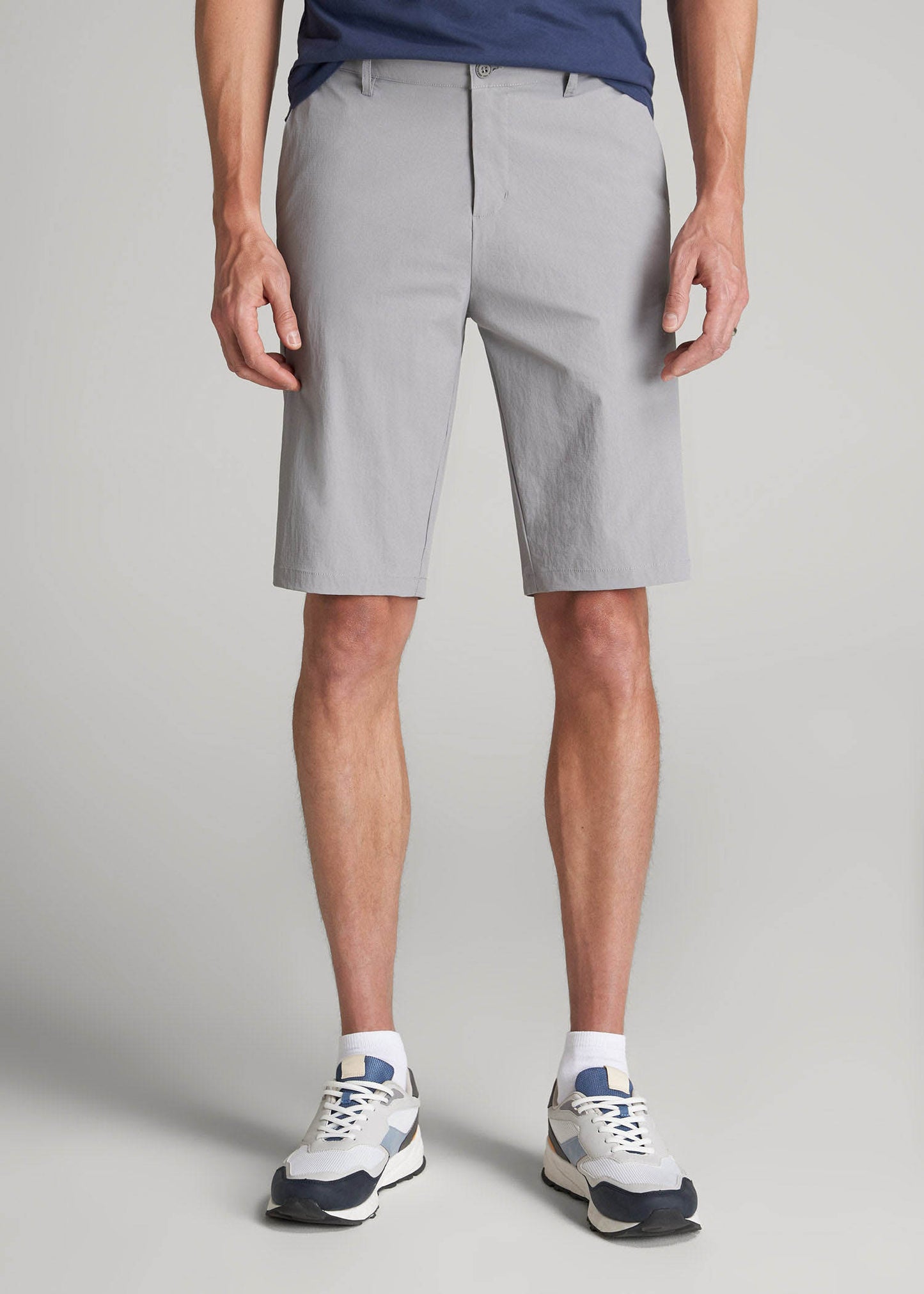 American Tall Men Premium Hybrid Shorts for Tall Men in Night Owl Grey
