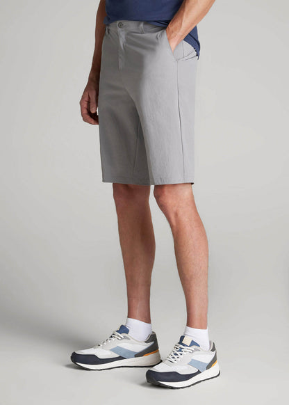 American Tall Men Premium Hybrid Shorts for Tall Men in Night Owl Grey