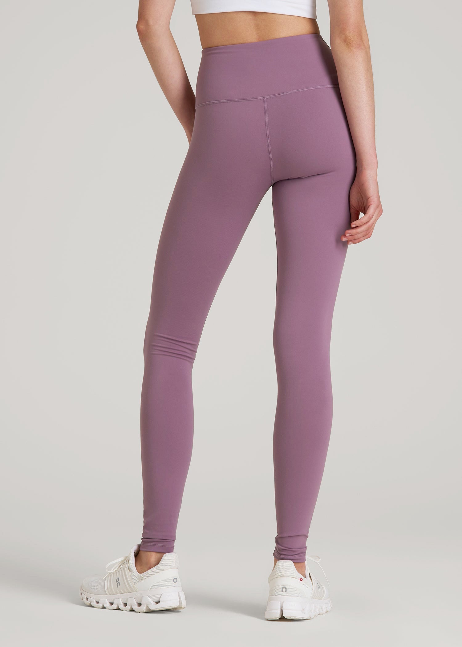 American Tall Men|Women Balance High-Rise Leggings for Tall Women in Grapeade