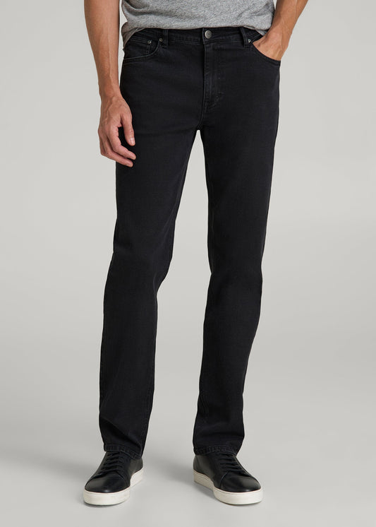 American Tall Men J1 STRAIGHT LEG Jeans for Tall Men in Onyx Black Wash