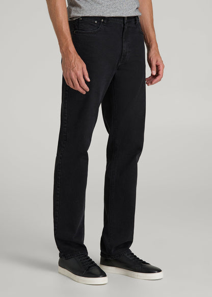 American Tall Men J1 STRAIGHT LEG Jeans for Tall Men in Onyx Black Wash